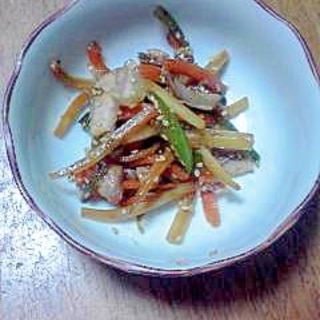 残り野菜で絶品きんぴら